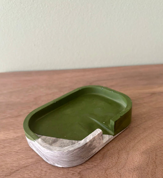 Jesmonite soap dish