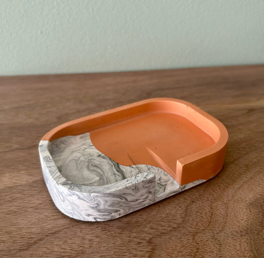 Jesmonite soap dish